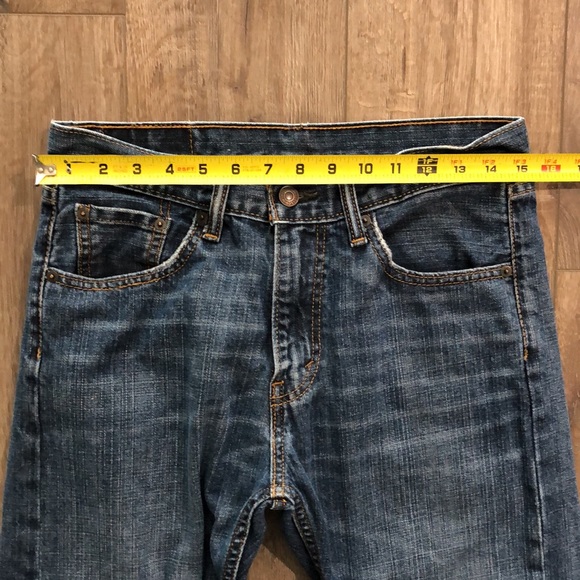 Vintage LEVI’S 505’s Classic Fit 100% Cotton Denim Jeans - Picture 11 of 13